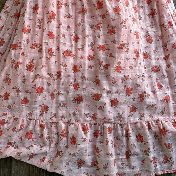 Miss Selfridge Pink Floral Midi Dress - Picture 5 of 8